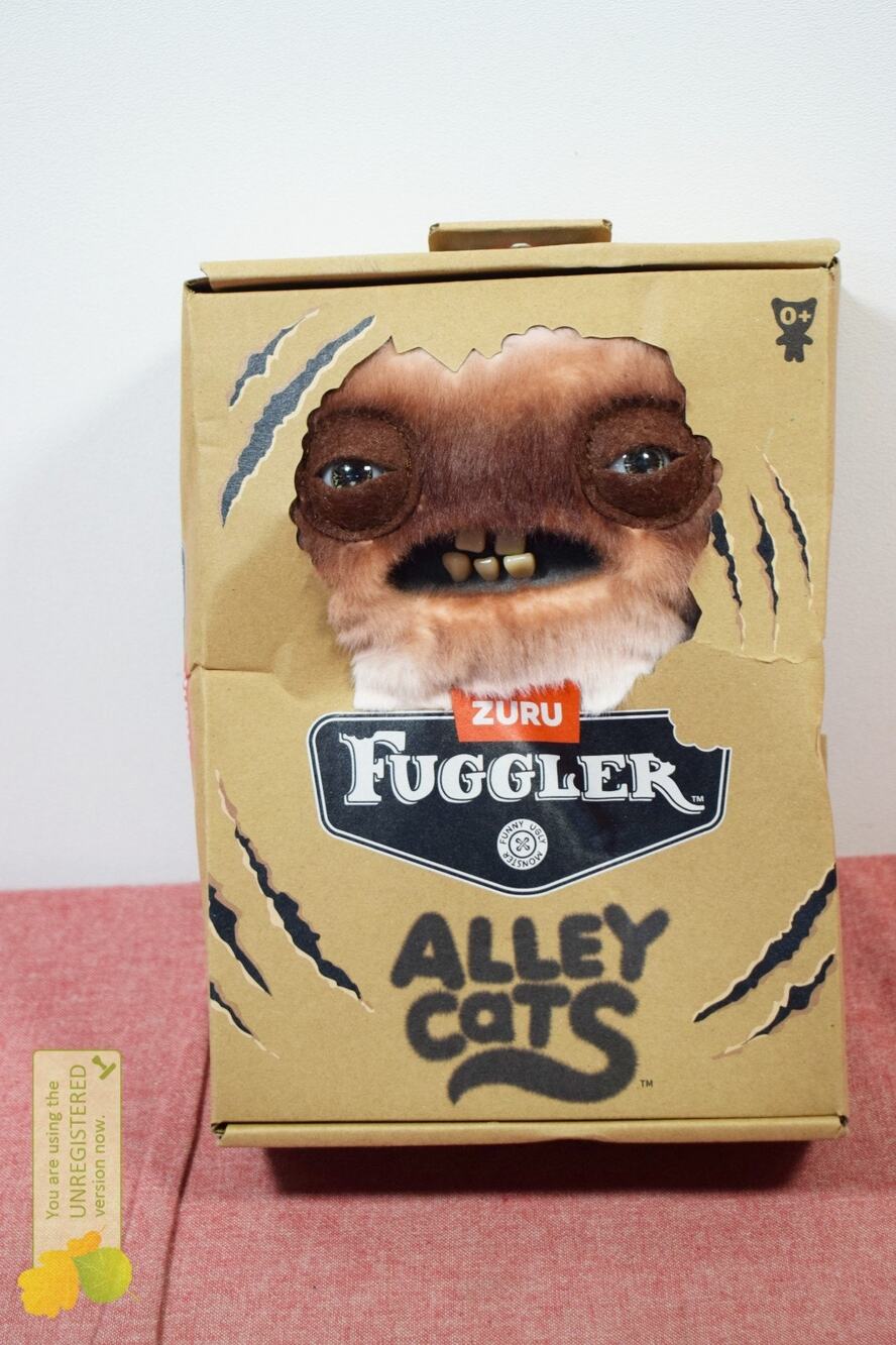 Fuggler 9" Alley Cats Yawper Stuffed Animal Plush